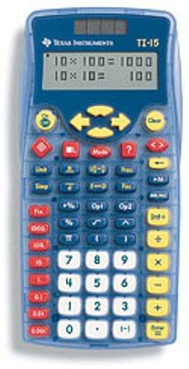 Texas Instruments TI-15OH Explorer Overhead Projectable Calculator, Hard plastic color-coded keys, 2-line display 11 digits per line, View up to 2 entries and results simultaneously, Review and edit previous entries, View division results as quotients with remainders, fractions or decimals, Two constant operations: show counters and results (TI15OH TI 15OH TI-15O TI-15 TI15 TI150H TI150 TI-150H TI-150 T1150H)