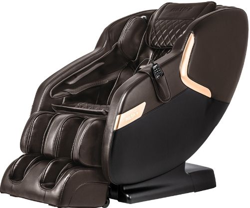Titan Luca V B Massage Chair, Brown, Advanced L-track Massage, Full Body Airbag Massage, Zero Gravity, Advanced Foot Rollers, Heat On Lumbar, Space Saving Technology, Bluetooth Speakers, Extendable Footrest, 15 Minutes Rated Time, 4 Auto Massage Programs, 5 Massage Styles (Kneading, Knocking, Knocking & Kneading, Tapping and Shiatsu), UPC 812512033861 (TITANLUCAVB TITAN-LUCA-V-B TITANLUCAV TITANLUCA)