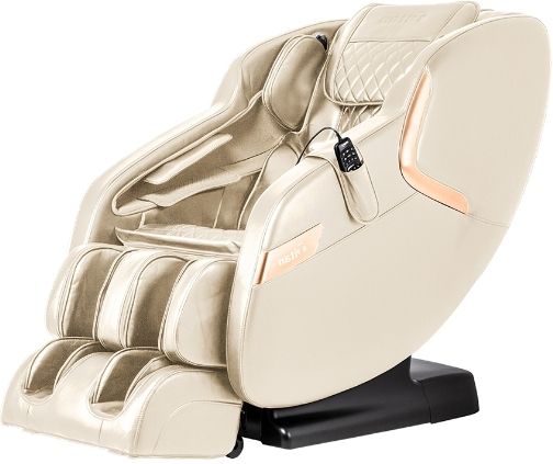 Titan Luca V D Massage Chair, Cream, Advanced L-track Massage, Full Body Airbag Massage, Zero Gravity, Advanced Foot Rollers, Heat On Lumbar, Space Saving Technology, Bluetooth Speakers, Extendable Footrest, 15 Minutes Rated Time, 4 Auto Massage Programs, 5 Massage Styles (Kneading, Knocking, Knocking & Kneading, Tapping and Shiatsu), UPC 812512033878 (TITANLUCAVD TITAN-LUCA-V-D TITANLUCAV TITANLUCA)