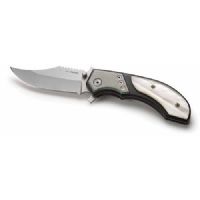 Titan Tools Model 12113 Pocket Knife 3.5" Blade Grey Resin Trim; UPC 802090121135 (12113 POCKET KNIFE TITANTOOLS TITAN TOOLS TITANTOOLS-12113 TITANTOOLS12113) 
