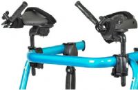 Drive Medical TK 1035 L Wenzelite Trekker Gait Trainer Forearm Platform, Large, 1 Pair, Height, depth and angle adjustable, Can be mounted anywhere on the handlebar, Contoured armrest with arm and wrist straps, Handgrips extend forward and backward, and are angle adjustable, UPC 822383252063 (TK1035L TK-1035-L TK 1035 L DRIVEMEDICALTK1035L) 