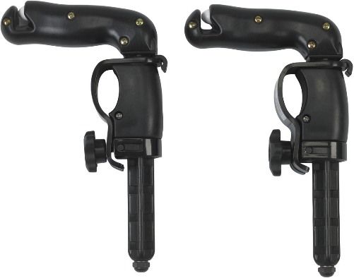 Drive Medical TK 1045 Wenzelite Trekker Gait Trainer Handgrips, 1 Pair, Easily attaches to gait trainer, Height adjustment and rotation, For use with Trekker Gait Trainers, Can be mounted anywhere on the handlebar, UPC 822383252087 (TK 1045 TK-1045 TK1045 DRIVEMEDICALTK1045)