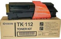 Kyocera TK-112 Black Toner Cartridge for use with Kyocera FS-820, FS-820N, FS-920, FS-920N and FS-1016MFP Printers, Up to 6000 pages at 5% coverage, New Genuine Original OEM Kyocera Brand, UPC 632983005309 (TK112 TK 112)  