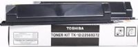 Toshiba TK12 Black Toner Cartridge Kit (2-Pack) for use with TF501, TF505, TF601 and TF605 Fax Machines, 1860 page yield at 5% coverage, New Genuine Original OEM Toshiba Brand, UPC 811561001388 (TK-12 TK 12) 