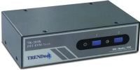 TRENDnet TK-204K Two-port High Quality DVI KVM Switch with Audio (Includes 2 KVM Cables) (TK 204K, TK204K, TK-204, TK204, Trendware) 