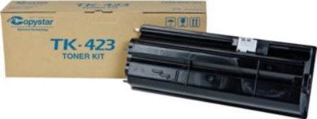 Copystar TK-423 Black Toner Cartridge, Works with Copystar CS-2550 Copier Machine, Up to 15000 pages yield at 5% coverage, New Genuine Original OEM Copystar Brand (TK423 TK 423)