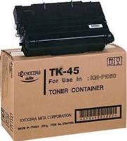 Kyocera TK-45 Black Toner Cartridge for use with KM-F1050 Fax Machine, Up to 12000 Page Yield Capacity, New Genuine Original OEM Kyocera Brand (TK45 TK 45)  