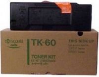 Kyocera 37027060 Model TK-60 Black Toner Cartridge for use with FS-1800 and FS-3800 Laser Printers, 20000 Pages Yield @ 5% coverage, New Genuine Original OEM Kyocera Brand, UPC 803235982321 (370-27060 37027-060 TK60 TK 60) 
