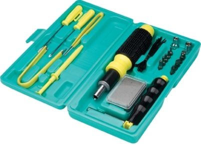 Aidata TK622 PC Tool Kits, 22-piece per set with durable and portable plastic case (TK-622 TK 622)
