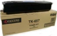 Kyocera TK-657 High Yield Black Toner Cartridge for use with KM-6030 and KM-8030 Multifunctionals, Up to 47000 Page Yield Capacity, New Genuine Original OEM Kyocera Brand, UPC 632983005477 (TK657 TK 657)  