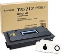 Kyocera TK-712 Black Toner Cartridge for use with FS-9130DN, FS-9130DN/B, FS-9130DN/D, FS-9530DN, FS-9530DN/B and FS-9530DN/D Laser Printers, Up to 40000 Pages Yield at 5% Coverage, New Genuine Original OEM Kyocera Brand, UPC 632983008881 (TK712 TK 712)  