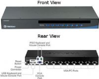 TRENDnet TK-803R Eight-Port Rack Mount USB KVM Switch, Supports both USB and PS/2 Interface for console port, Supports Microsoft IntelliMouse, IntelliMouse Explorer, Logitech NetMouse, Optical Mouse, and more, Supports Windows 98SE/ME/ 2000/XP/2003 Server, Linux, Mac OS and more, High video quality up to 2048 x 1536 VGA resolution, Hot-Key or push button switching, Plug & Play and Hot-Pluggable (TK 803R TK803R TK-803R) 