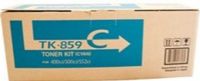 Kyocera TK-859C Cyan Toner Cartridge for use with Kyocera TASKalfa 400ci, 500ci and 552ci Printers, Up to 18000 pages at 5% coverage, New Genuine Original OEM Kyocera Brand, UPC 632983013564 (TK859C TK 859C TK-859)  