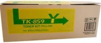Kyocera TK-859Y Yellow Toner Cartridge for use with Kyocera TASKalfa 400ci, 500ci and 552ci Printers, Up to 18000 pages at 5% coverage, New Genuine Original OEM Kyocera Brand, UPC 632983013526 (TK859Y TK 859Y TK-859)  