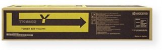 Kyocera TK-8602Y Yellow Toner Cartridge for use with Kyocera FS-C8650DN Printer, Up to 20000 pages at 5% coverage, New Genuine Original OEM Kyocera Brand, UPC 632983027257 (TK8602Y TK 8602Y TK-8602)  
