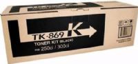 Kyocera TK-869K Black Toner Cartridge for use with Kyocera TASKalfa 250ci and 300ci Printers, Up to 12000 pages at 5% coverage, New Genuine Original OEM Kyocera Brand, UPC 632983013663 (TK869K TK 869K TK-869)  