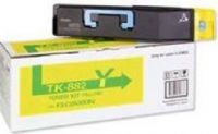Kyocera TK-882Y Yellow Toner Cartridge for use with FS-C8500DN Laser Printer, Up to 18000 Pages Yield, New Genuine Original OEM Kyocera Brand, UPC 632983017050 (TK882Y TK 882Y TK-882)  