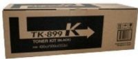 Kyocera TK-899K Black Toner Cartridge for use with Kyocera FS-C8020MFP Printer, Up to 12000 pages at 5% coverage, New Genuine Original OEM Kyocera Brand, UPC 632983018989 (TK899K TK 899K TK-899)  