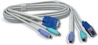 TRENDnet TK-C06 Six Feet KVM Cable, Male-to-Male, Length: 6 ft.,1.83 meters, High-grade KVM cable, UL2919 for VGA monitor (TK C06 TKC06 Trendware)