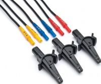 Extech TL400 Test Leads For use with 480400 Phase Sequence Tester and 480403 Motor Rotation and 3-Phase Tester, Includes 3 Color-coded Cables with Large Alligator Clips, UPC 793950364000 (TL-400 TL 400) 