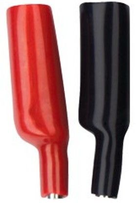 Extech TL807C Insulated Alligator Clips, Alligator clip with insulated rubber boot,push onto your test leads, Works with test leads TL805 and TL803, CAT III-1000V rating, UPC 793950398074 (TL-807C TL 807C TL807C)