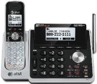 AT&T TL88102 Two-line Answering System with Dual Caller ID/Call Waiting, DECT 6.0 digital technology, Intercom between handsets and base unit, Unsurpassed range, Handset and base speakerphones, Expandable up to 12 handsets, High-contrast backlit LCD and lighted keypad, Conference between an outside line and up to 4 cordless handsets, UPC 650530024733 (TL-88102 TL 88102) 