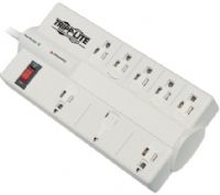 Tripp Lite TLP808 Protect It! Surge Suppressor 110-125V, 1900 joules AC surge suppression shields equipment from the strongest surges and line noise, 8 AC outlets with room for 3 transformer plugs without blocking outlets covers computers and all peripherals, Long 8 foot AC line cable with space-saving angle input plug conveniently reaches distant outlets (TLP-808 TLP 808 TRIPPLITE TRIPP-LITE)  