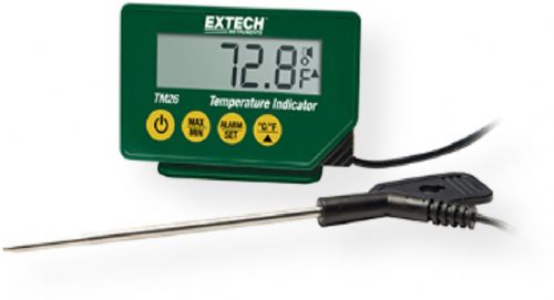  Extech TM26 Compact NSF Certified Temperature Indicator; NSF certified for measuring temperature in liquids, pastes and semi solid food; Includes 4.1