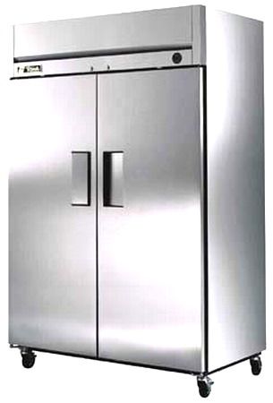 True TM-52F Top Mount Freezer, 52 cu. ft Solid Door Reach-in Freezer, 2 swing doors, Stainless steel doors and front standard, 6 Shelves (TM52F TM52-F TM-52 TM52)