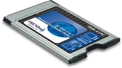 TRENDnetTMR-41PC PC Card 4-in-1 Memory Card Reader/Writer (TMR 41PC, TMR41PC, TMR-41P, TMR-41, TMR41P, TMR41, Trendware)