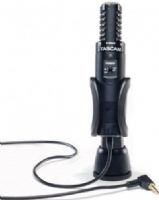 Tascam TM-ST1 Mid-Side Condenser Stereo Microphone; M/S stereo space, for natural and clear stereo sound image; Coverage can be switched between 90° and 120°; 3.5mm stereo plug; Light weight body with professional clip, convenient for carrying and set-up; Frequency response 100~15000Hz; Sensitivity -45dBV/Pa @120 setting; UPC 043774023813 (TMST1 TM ST1 TMS-T1 TMST-1) 