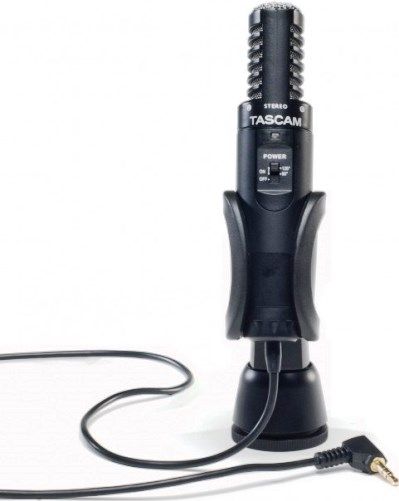 Tascam TM-ST1 Mid-Side Condenser Stereo Microphone; M/S stereo space, for natural and clear stereo sound image; Coverage can be switched between 90 and 120; 3.5mm stereo plug; Light weight body with professional clip, convenient for carrying and set-up; Frequency response 100~15000Hz; Sensitivity -45dBV/Pa @120 setting; UPC 043774023813 (TMST1 TM ST1 TMS-T1 TMST-1)