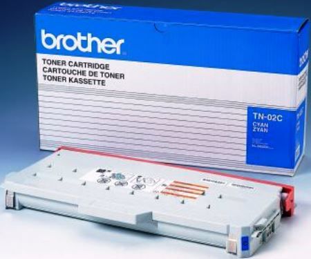 Brother TNO2C Toner Cartridge for Brother HL3400 Series - Cyan (TN-02C, TN 02C)             .