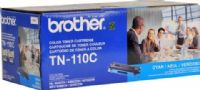 Brother TN-110C Toner cartridge, Laser Print Technology, Cyan Print Color, 1500 Pages Duty Cycle, 5% Print Coverage, Genuine Brand New Original Brother OEM Brand, For use with Brother Printers HL-4040CN, HL-4070CDW and MFC-9440CN (TN-110C TN 110C TN110C) 