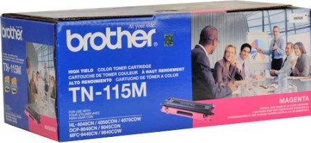 Premium Imaging Products CTTN115M High Yield Magenta Toner Cartridge Compatible Brother TN115M for use with Brother DCP-9040CN, DCP-9045CDN, HL-4040CDN, HL-4040CN, HL-4070CDW, MFC-9440CN, MFC-9450CDN and MFC-9840CDW Printers, Yields up to 4000 pages (CT-TN115M CT-TN-115M TN-115M TN 115M TN115)