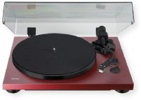 TEAC TN400SMR Turntable System; Red Wood; Three Speed Turntable plays all the hits both old and new; Aluminum Die cast Platter and upgraded motor assembly provide years of service and stability; Newly designed, low friction spindle reduces platter drag, resulting in enhanced speed consistency and tonal accuracy;  UPC 043774032860 (TN400SMR  TN400S-MR  TN400SMRTEAC TN400SMR-TEAC TN400SMR-TURNTABLE TN400SMRTURNTABLE) 
