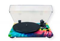  TEAC TN420 Turntable With Tie Die Colors; Psychodelic Rainbow; 2-speed Turntable including 33-1/3 and 45 RPM for LP/EP record playback; Unique Tie Dye finish; Built in phono equalizer amplifier for MM type cartridge (Line/Phono output switchable); USB digital output for transferring music from vinyl to Mac or PC; UPC 043774033409 (TN420 TN-420 TN420TEAC TN420-TEAC TN420-TURNTABLE TN420TURNTABLE) 