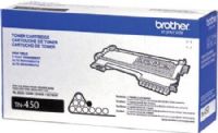 Brother TN450 High Yield Black Toner Cartridge for use with Brother DCP-7060D, DCP-7065DN, IntelliFax-2840, IntelliFAX-2940, HL-2220, HL-2230, HL-2240, HL-2240D, HL-2270DW, HL-2275DW, HL-2280DW, MFC-7240, MFC-7360N, MFC-7460DN and MFC-7860DW; Yields up to 2600 pages, New Genuine Original OEM Brother Brand, UPC 012502626770 (TN-450 TN 450) 