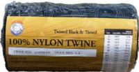 Lee Fisher TNBB-18 Black & Tarred Braided Nylon Twine, 18 Size, 115 lb Break Strength, 950 Length, 1 lb. Spool Size, Uses special resin coated treatment for weather resistance, Excellent for trolling fishing line, net repair and other applications, UPC 780980630182 (TNBB18 TNBB 18 TNB-B18 TN-BB18) 