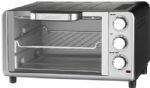 Cuisinart TOB-80 Compact Toaster Oven Broiler; Compact and counter-friendly 0.35 cubic-foot capacity; Fits 4 slices of bread or a 9" pizza; 4 functions in 1: Toast, Bake, Broil and Keep Warm; Toast shade control dial for toast just the way you want it; Easy-clean nonstick interior; Convenient hands free auto-slideout rack; Weight 4.6 pounds; Dimensions 14.5" x 13.1" x 8.2"; UPC 086279047663 (TOB80 TOB-80 TOB80) 