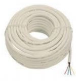 RCA TP003R 50 Foot Flat Line Cord, Runs a phone line to extra jacks, Flat phone line cord, Insulated phone station wire, Connects to junction boxes and wall plates, Four wire system works with one or two phone lines, UPC 079000318996 (TP003R TP003R) 