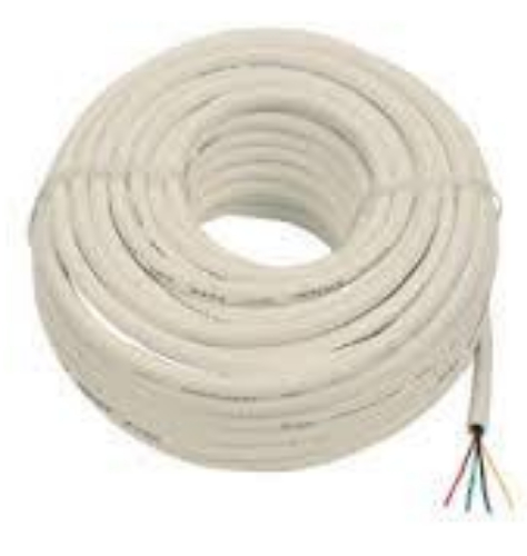RCA TP003R 50 Foot Flat Line Cord, Runs a phone line to extra jacks, Flat phone line cord, Insulated phone station wire, Connects to junction boxes and wall plates, Four wire system works with one or two phone lines, UPC 079000318996 (TP003R TP003R)