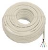 RCA TP004R 100 foot in-wall Round Line Cord, Runs a phone line to extra jacks, Round phone line cord, UL-approved for in-wall use, Insulated phone station wire, Connects to junction boxes and wall plates, Four wire system works with one or two phone lines, UPC 079000319016 (TP004R T-P004R) 