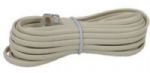 RCA TP231R 15 foot Phone Line Cord; Connects your phone or modem to a phone outlet; Has 15 feet of cord; Connectors on both ends; Ivory color blends with many kitchen, bedroom, or living room settings; Lifetime warranty; ; UPC 044476053238 (TP231R TP-231R) 