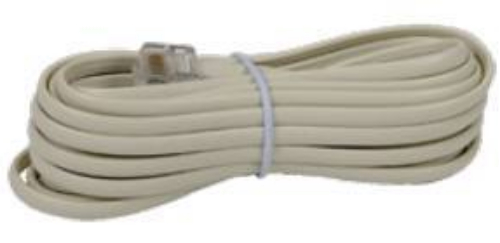 RCA TP231R 15 foot Phone Line Cord; Connects your phone or modem to a phone outlet; Has 15 feet of cord; Connectors on both ends; Ivory color blends with many kitchen, bedroom, or living room settings; Lifetime warranty; ; UPC 044476053238 (TP231R TP-231R)