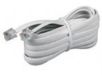 RCA TP231WHR 15 foot Phone Line Cord, Connects your phone or modem to a phone outlet, Has 15 feet of cord, Connectors on both ends, White color cord, Lifetime Warranty, UPC 044476053245 (TP231WHR TP-231WHR) 