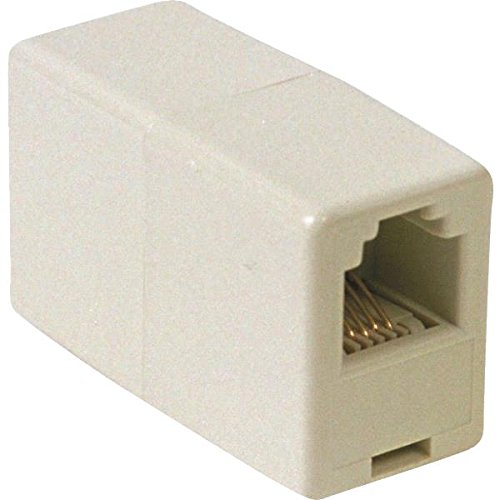RCA TP262R In-line Phone Cord Coupler, Extends the reach of a phone cord connection without cutting or splicing, Allows use of standard phone connector, Ivory finish, Four wire system works with all two or four wire systems, Lifetime warranty, UPC 079000404101 (TP262R TP-262R)