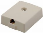 RCA TP267R Surface-mount Baseboard Phone Jack, 6 units per case; Connects to phone wire and mounts a modular phone jack on your baseboard; Allows use of standard phone connector; Ivory finish; Four wire system works with all two or four wire systems; Lifetime warranty; UPC 079000404125 (TP267R TP-267R) 