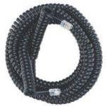 RCA TP282BLR 25 foot Phone Handset Coil Cord, Replaces your existing handset cord, Connects a phone handset to a phone base, 25 feet of black coil cord, Lifetime warranty, UPC 079000404224 (TP282BLR TP-282BLR) 