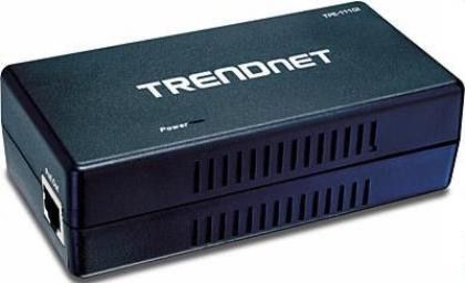 Trendnet TPE-111GI Gigabit Power over Ethernet Injector for 10/100/1000T deliver power up to 100 meters-328ft, Network devices at Gigabit speeds all within a compact device, Easy install PoE devices where a power outlet is not available, Reduce installation and network equipment costs, Safeguards network devices with short circuit protection, Plug and Play in remote location (TPE 111GI TPE111GI)